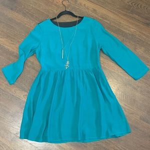 green, night-out, party dress